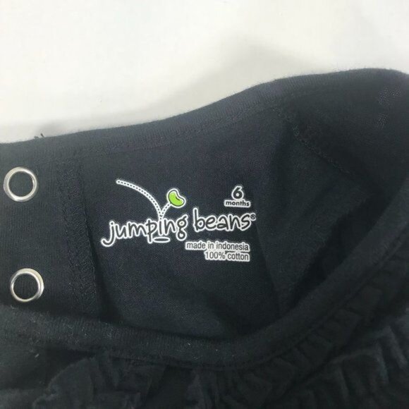 Babys 1st Halloween Sleepwear & Black Babydoll Outfit Set Size 6 Months - Picture 8 of 9